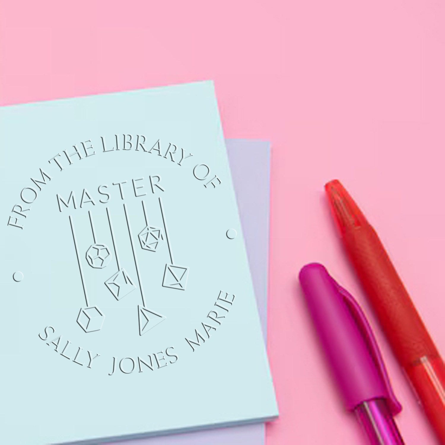 Ring of Invisibility Gamer Hybrid Customized Book Signature Seal - Engineer Seal Stamps