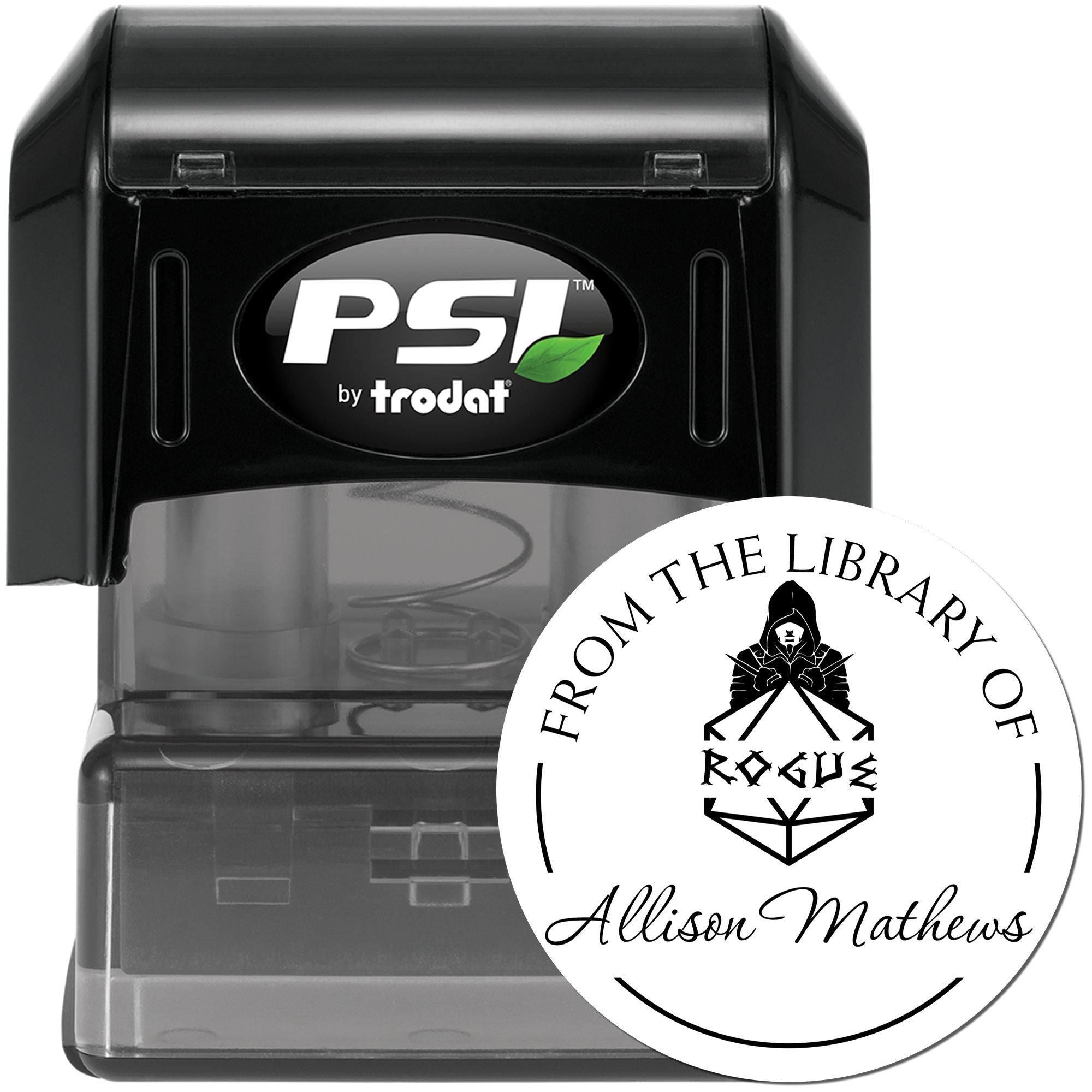 Chalice of the Gods Gamer Pre-Inked Personalizable Library Of Stamp