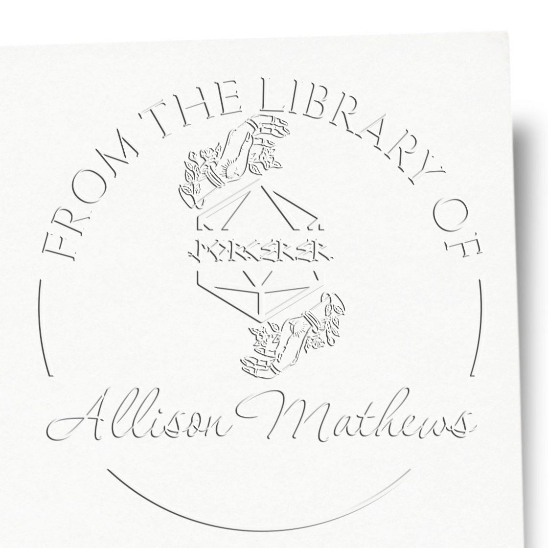 Soft Robe of Stars Gamer Custom-Made Ex Libris Library Seal