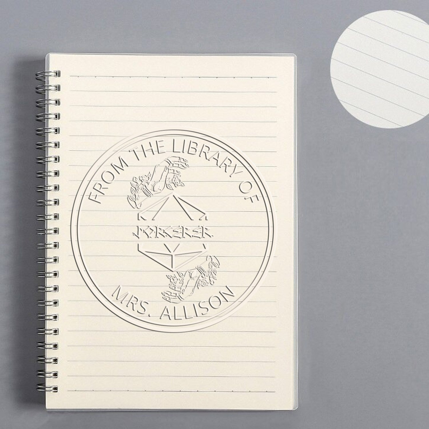 Soft Gloves of Thievery Gamer Custom-Made Book Ownership Embossing Seal