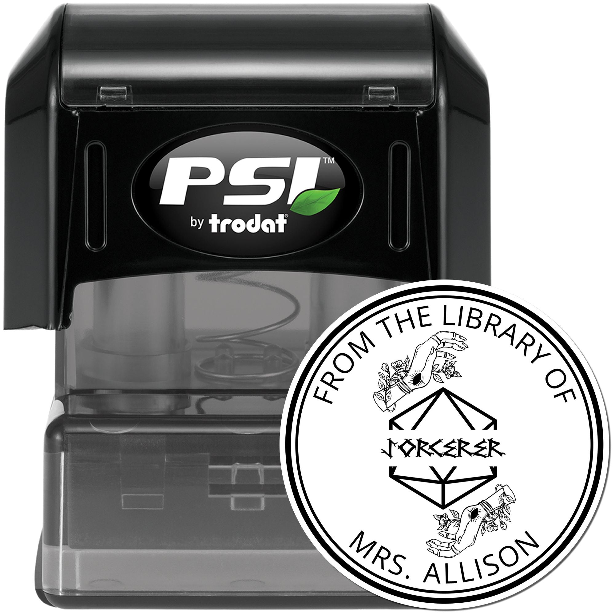 Gloves of Thievery Gamer Pre-Inked Customizable Book Return Stamp