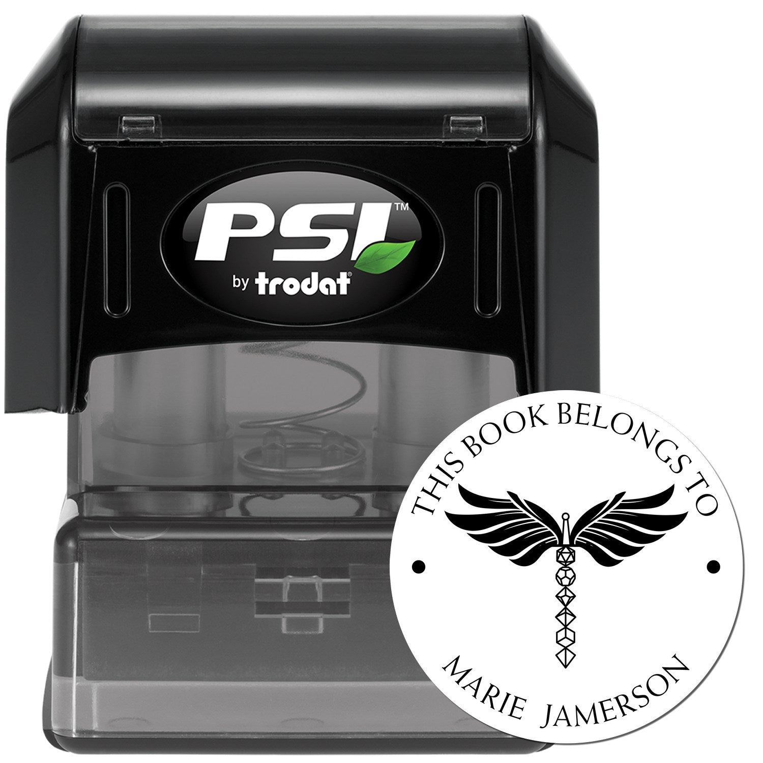 Manual of Bodily Health Gamer Pre-Inked Customizable Book Signature Stamp