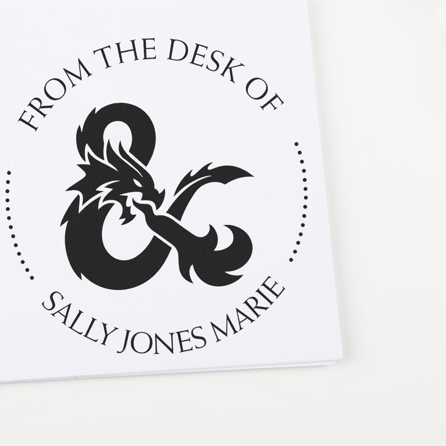 Necklace of Adaptation Gamer Self-Inking Custom-Made Bookplate Printing Stamp - Engineer Seal Stamps