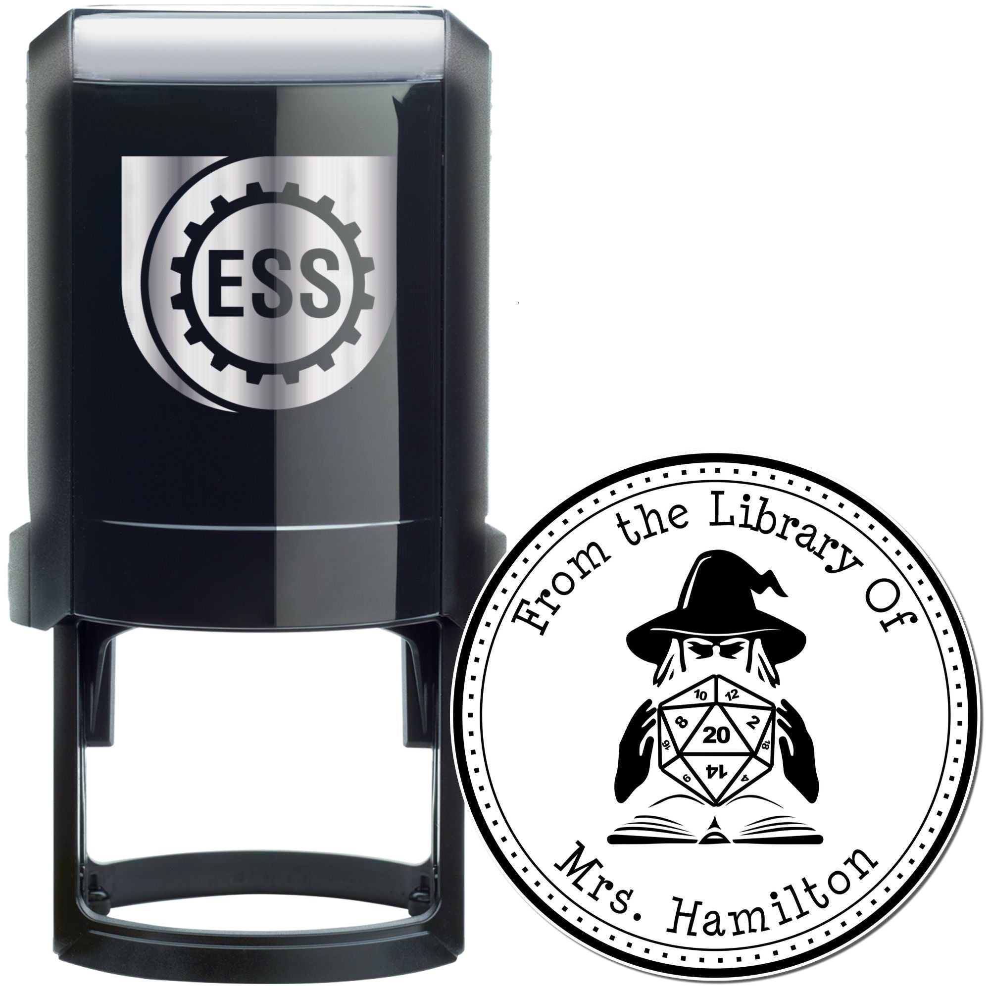 Urn of Waking Dreams Game Player Self-Inking Custom-Made Library Gift Stamp