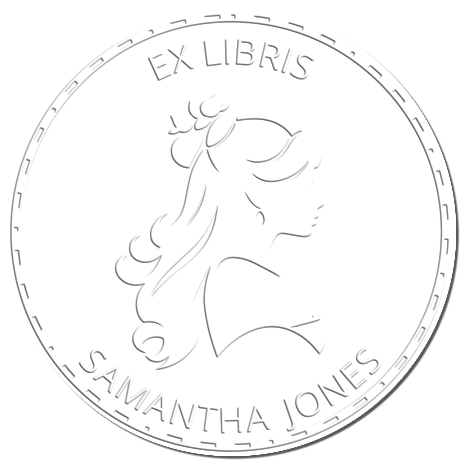 Princess Amelia Hybrid Customized From The Home Library Of Embossing Seal - Engineer Seal Stamps