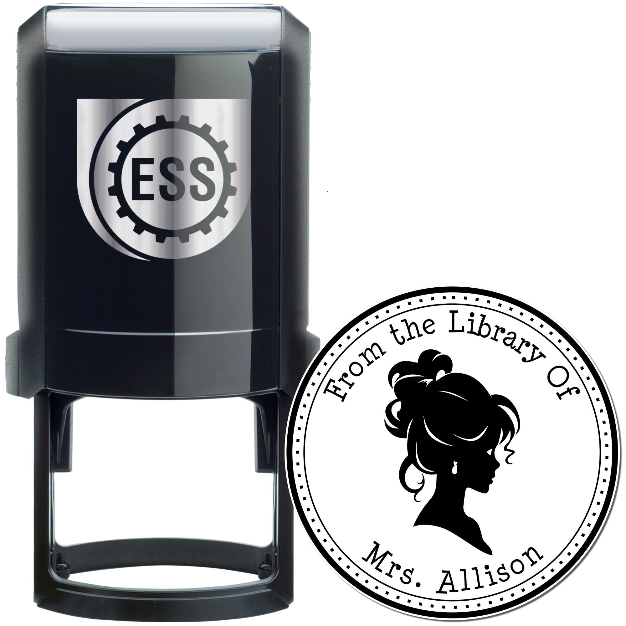 Princess Beatrice Self-Inking Personalizable Book Identity Stamp