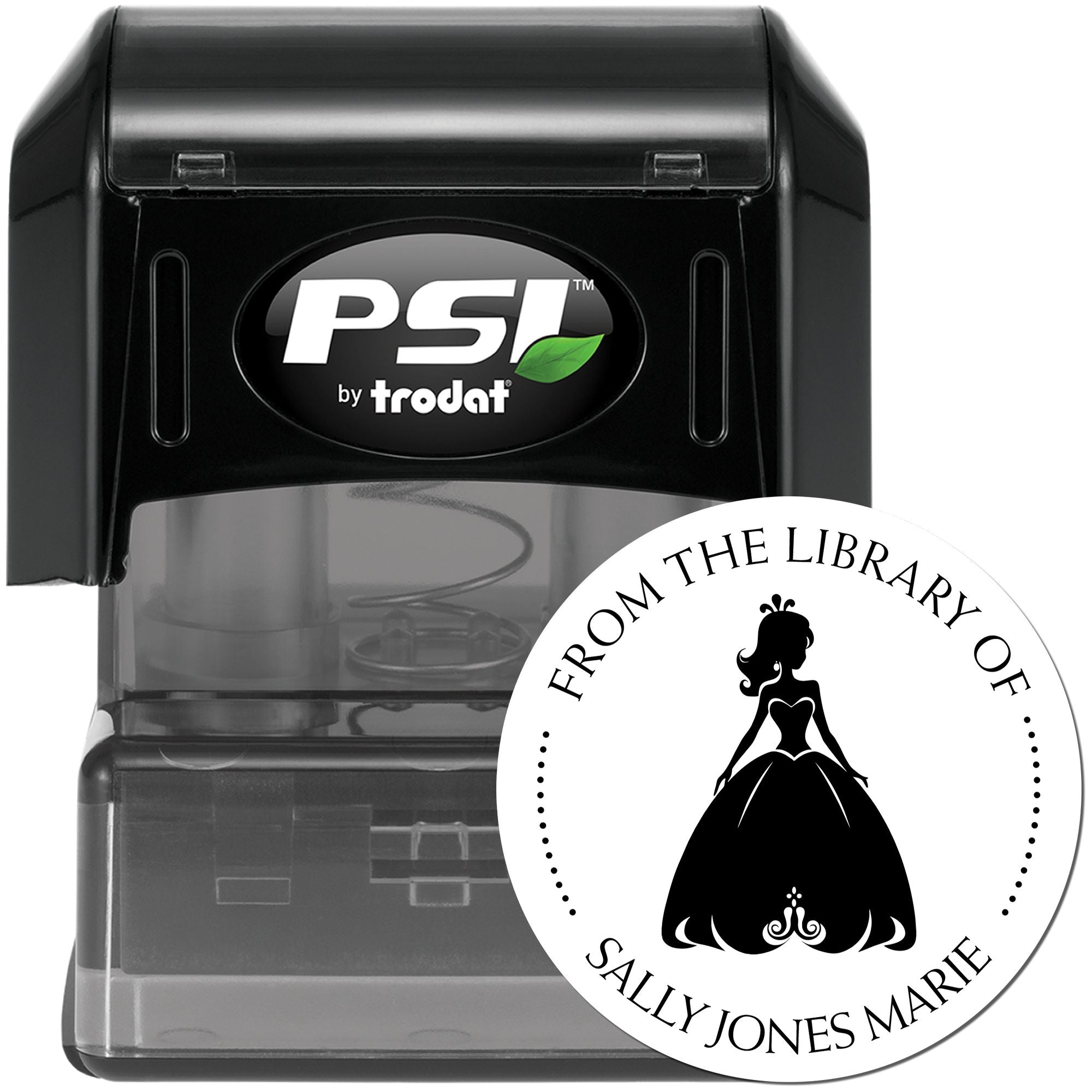 Princess Esmeralda Pre-Inked Book Logo Stamp