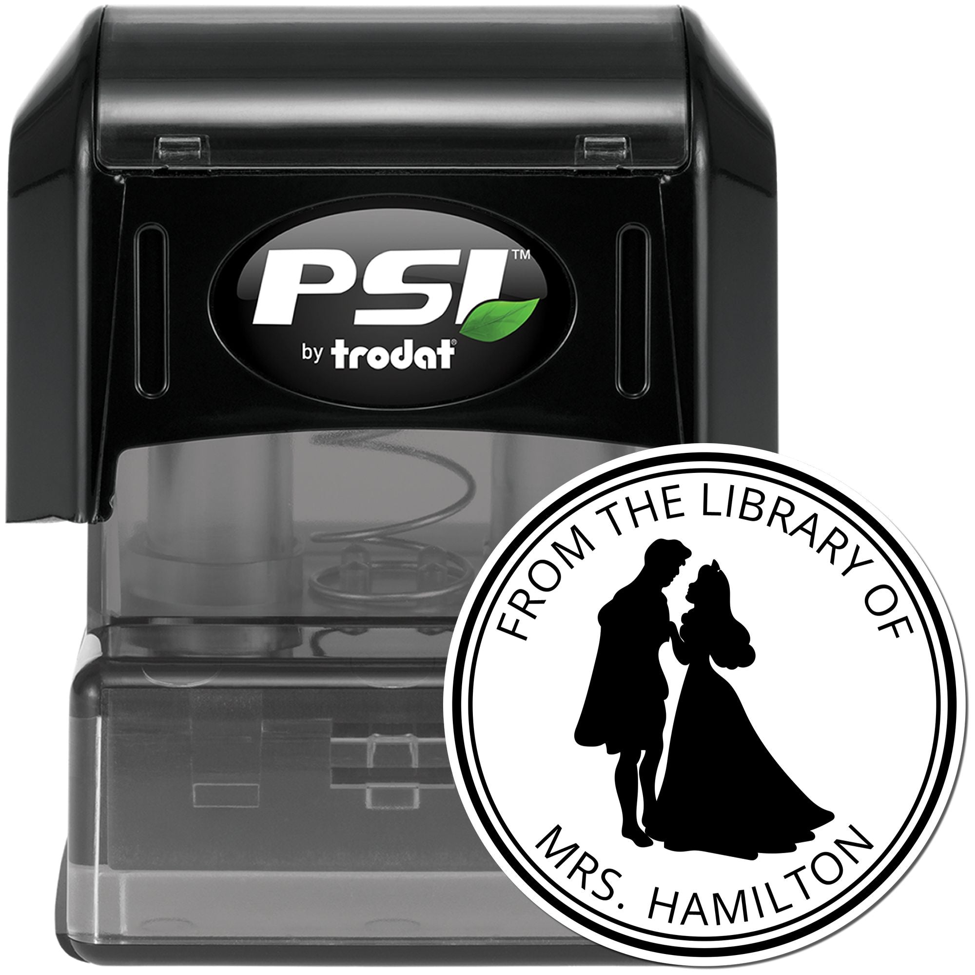 Princess Genevieve Pre-Inked Book Identification Stamp - Engineer Seal Stamps