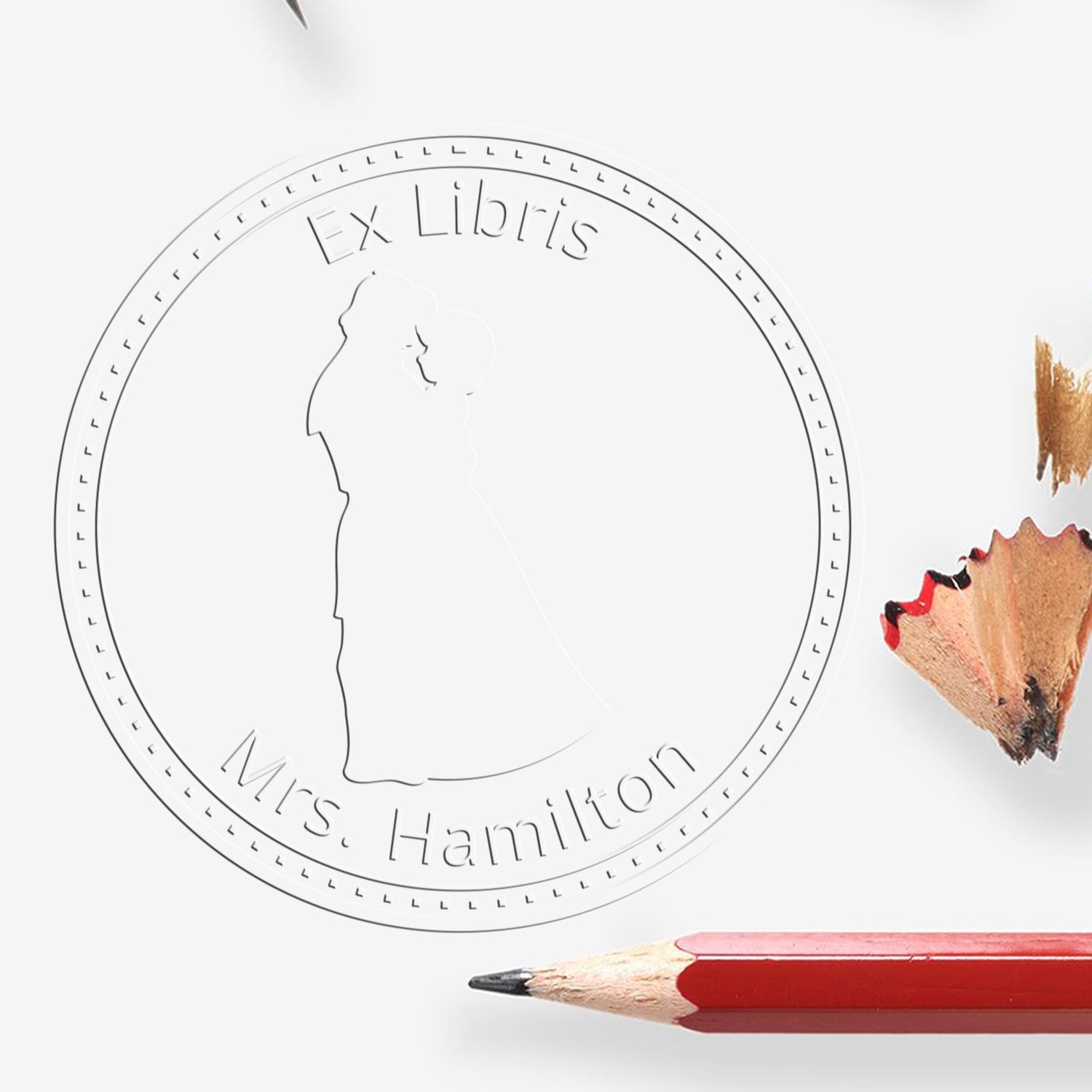 Princess Guinevere Hybrid Customized From The Library Of Design Embosser - Engineer Seal Stamps