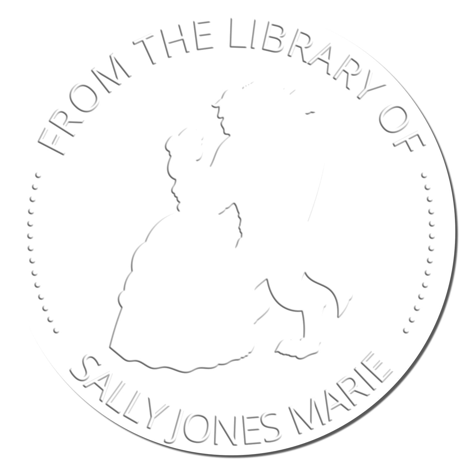 Princess Isabella Hybrid Customized From The Library Of Design Embossing Seal - Engineer Seal Stamps