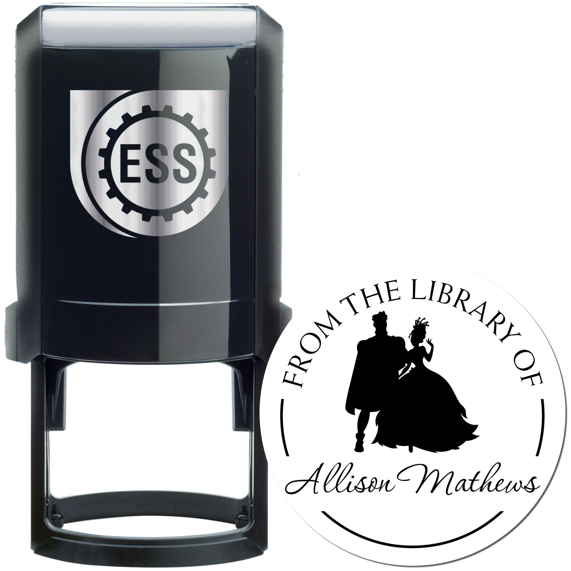 Princess Isadora Self-Inking Personalizable Library Book With Name Stamp - Engineer Seal Stamps