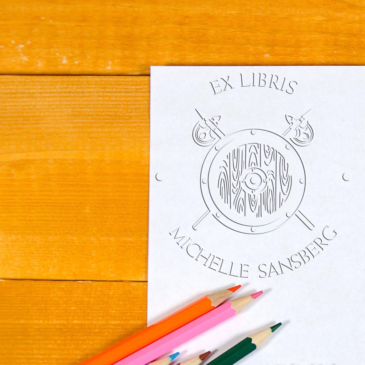 Phoenix Talon Mythical Swords Hybrid Customized Book Lover Gift Seal - Engineer Seal Stamps