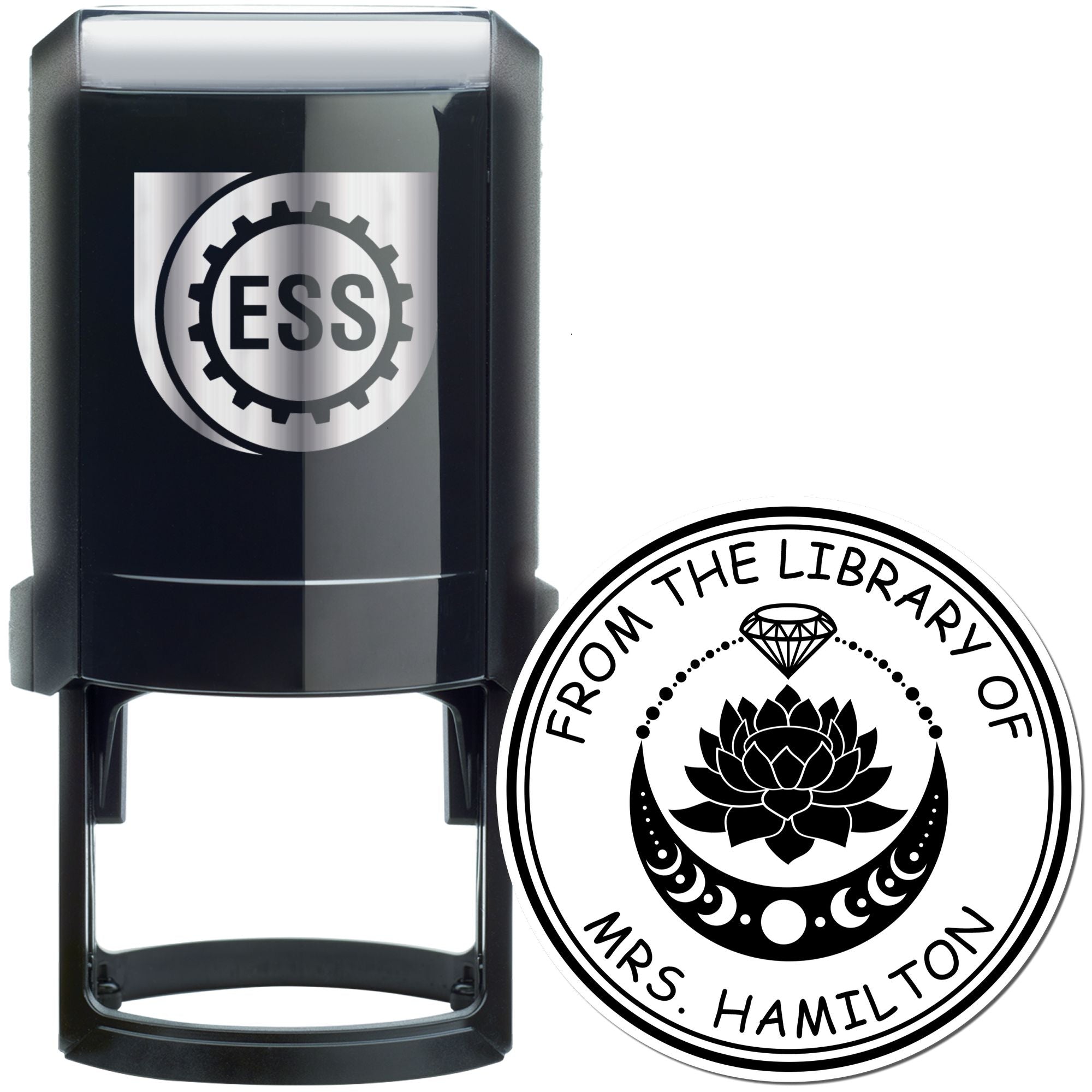 Vespera's Loom Mystic Self-Inking Customizable From The Library Of Stamp