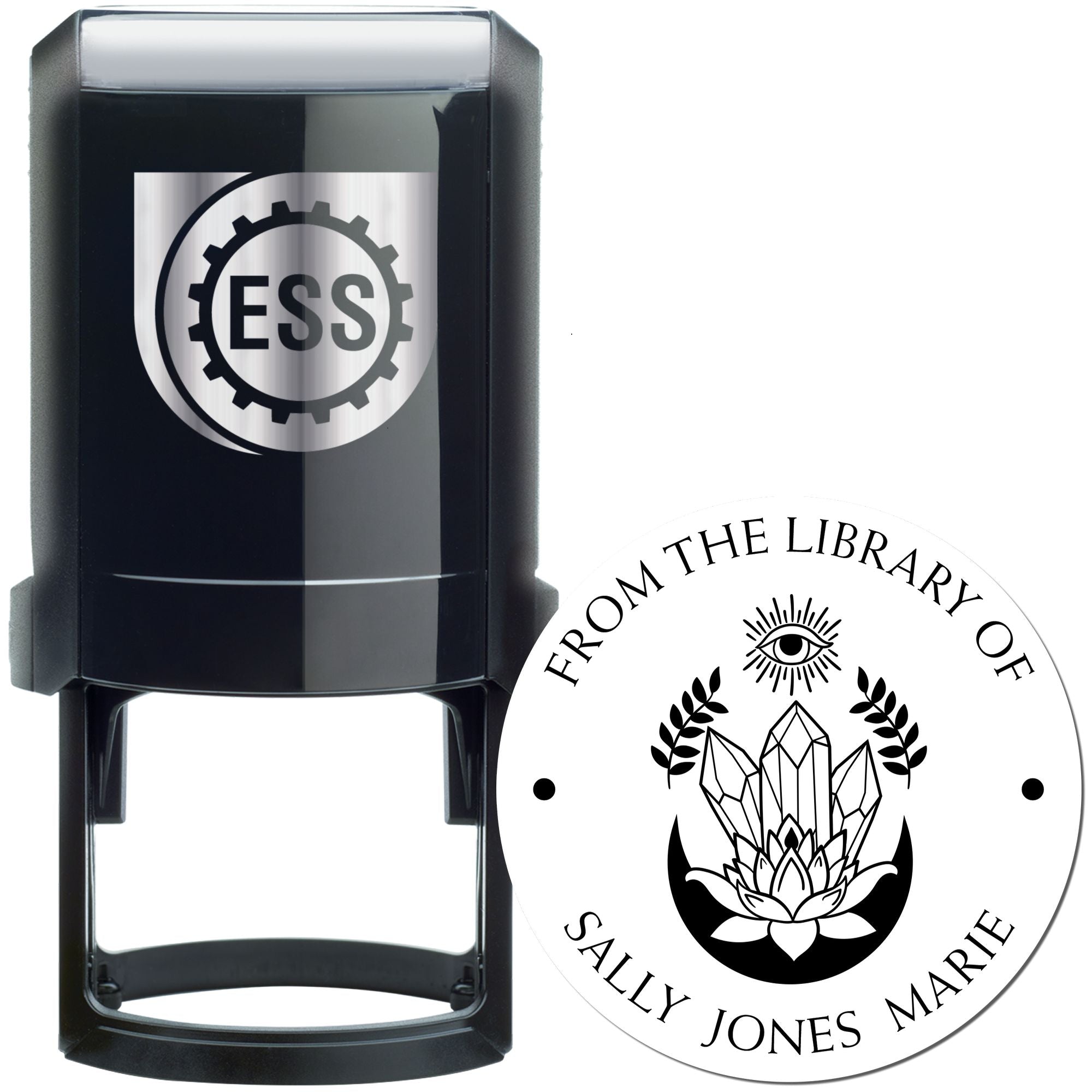 Pyralis Flame Tarot Self-Inking Customizable Book Marking Stamp