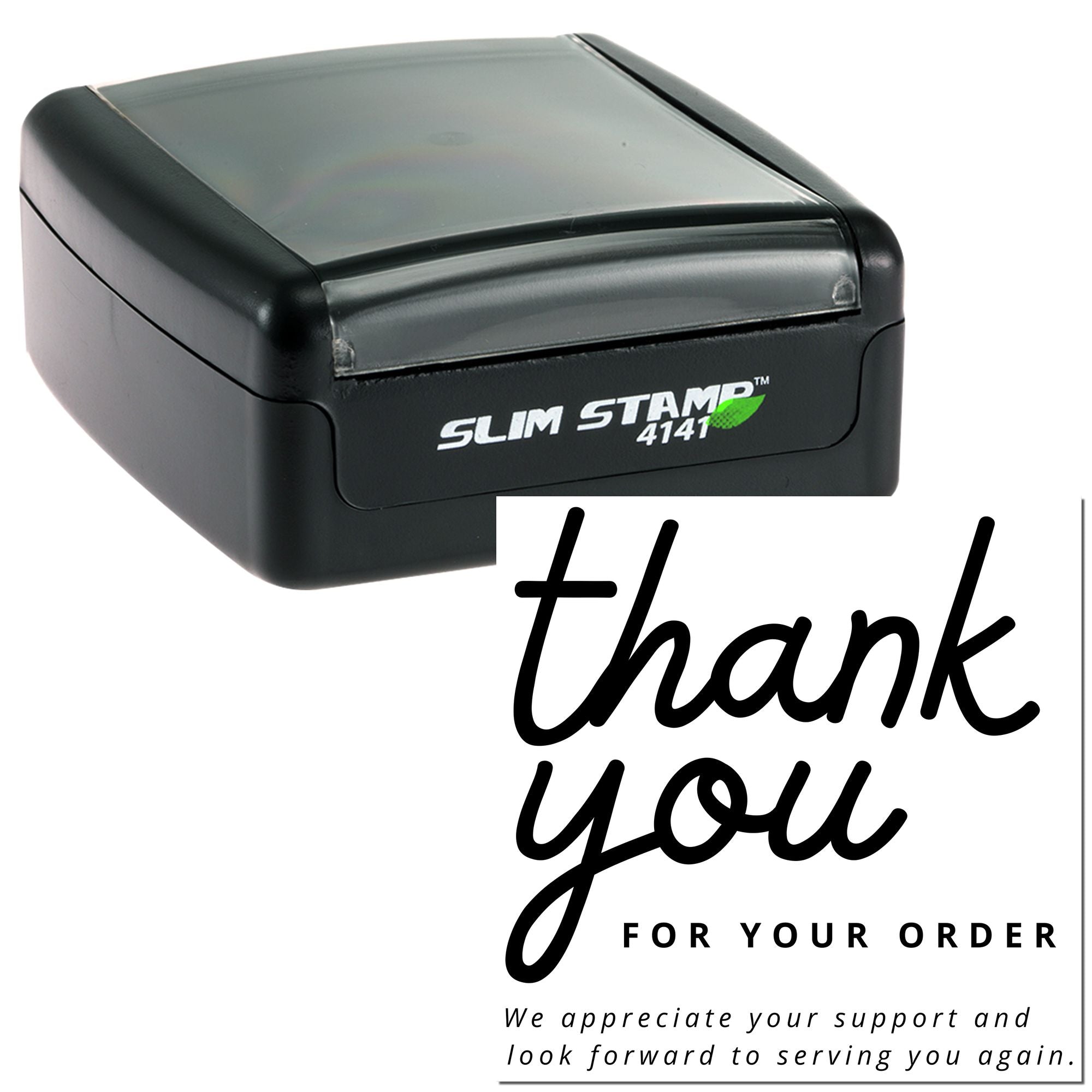 Portable Pre-Inked Grateful Note Custom Thanks Stamper - Engineer Seal Stamps