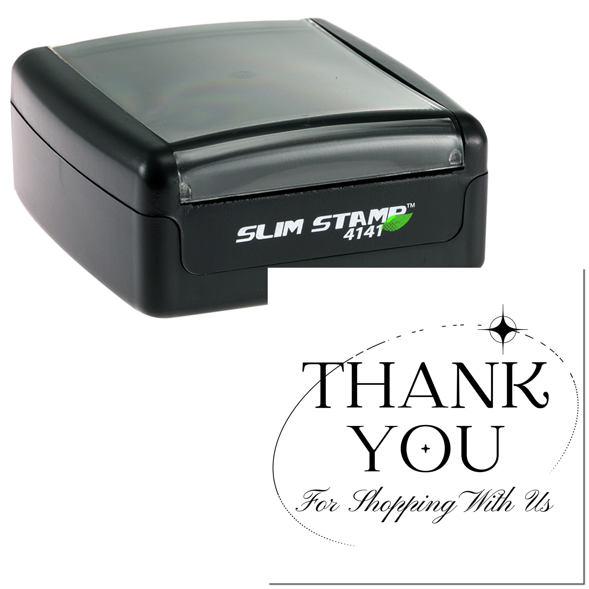 Portable Pre-Inked Elegance of Gratitude Customized Thank You Stamp - Engineer Seal Stamps