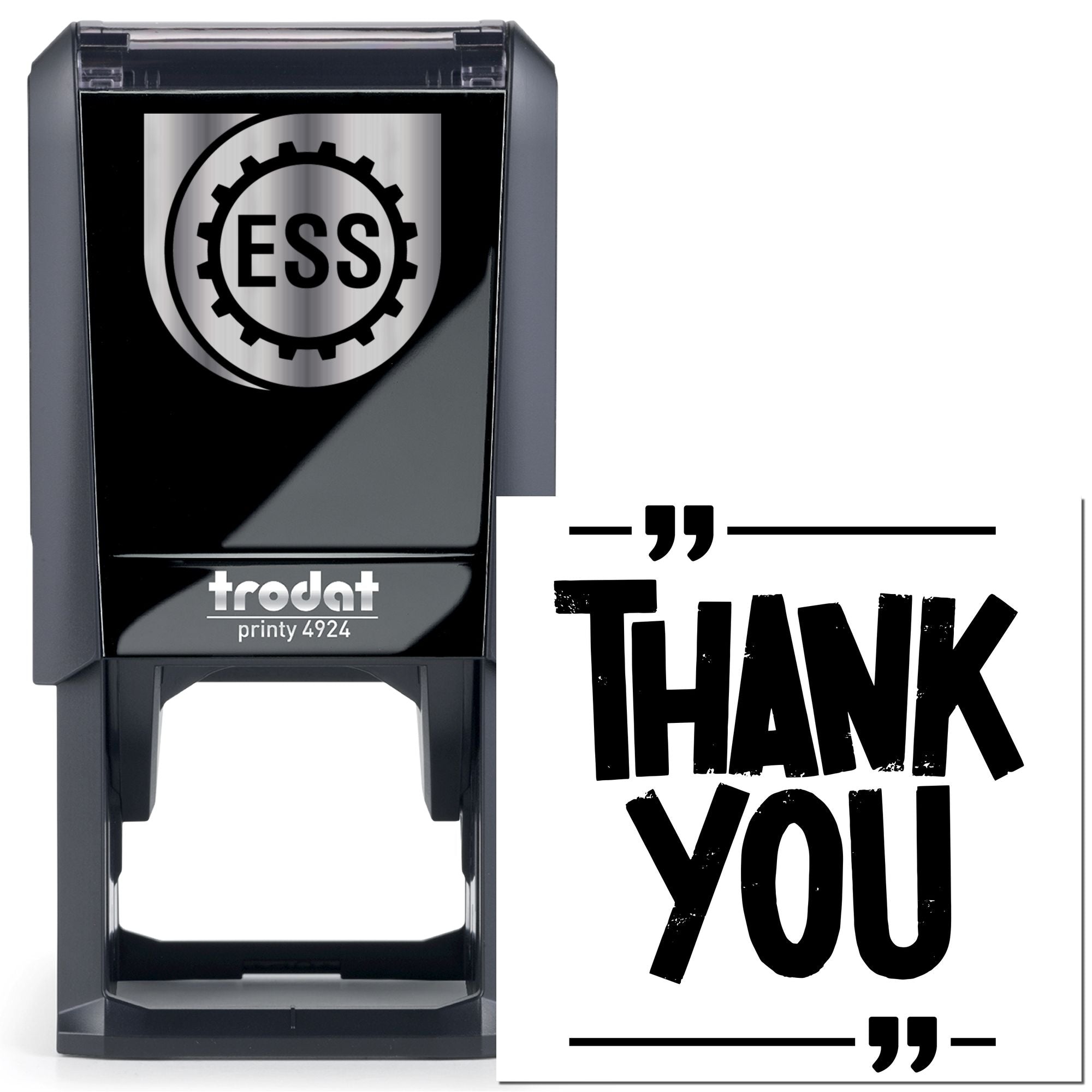 Quotation Gratitude Self-Inking Custom Thank You Stamper - Engineer Seal Stamps