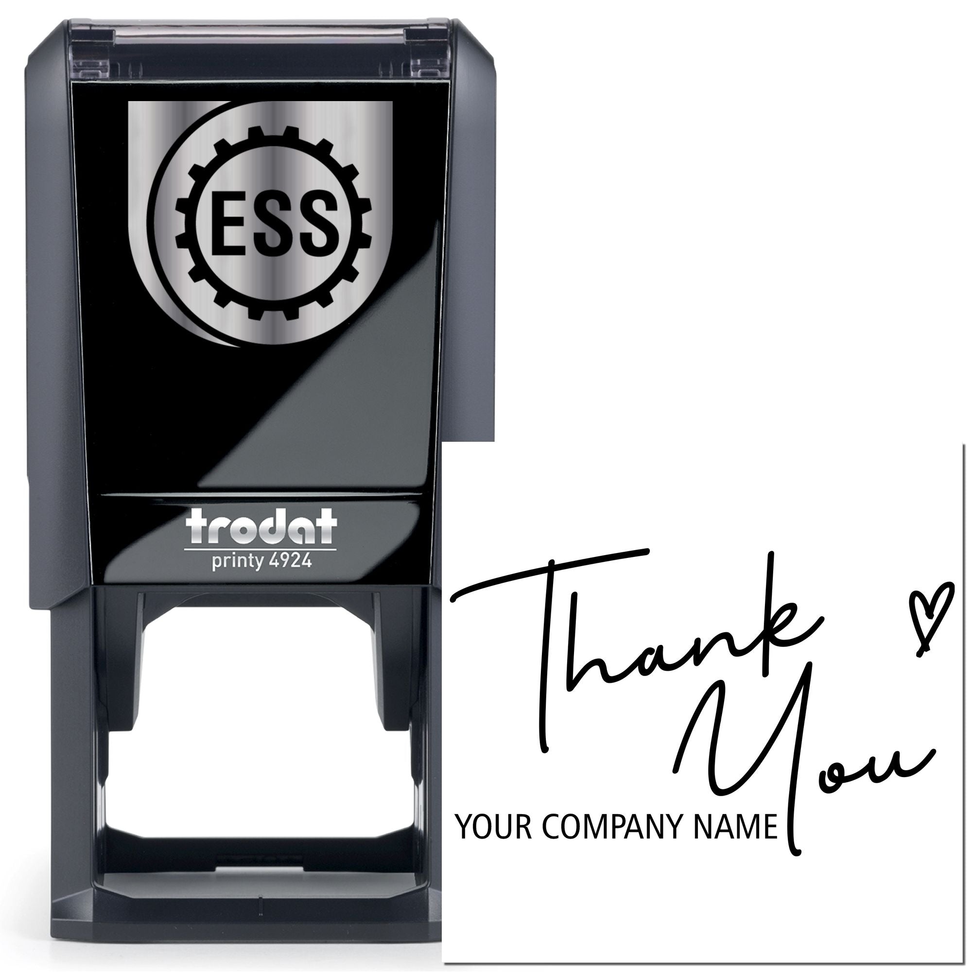 Heartfelt Thank You Self-Inking Custom Thanks Stamp - Engineer Seal Stamps