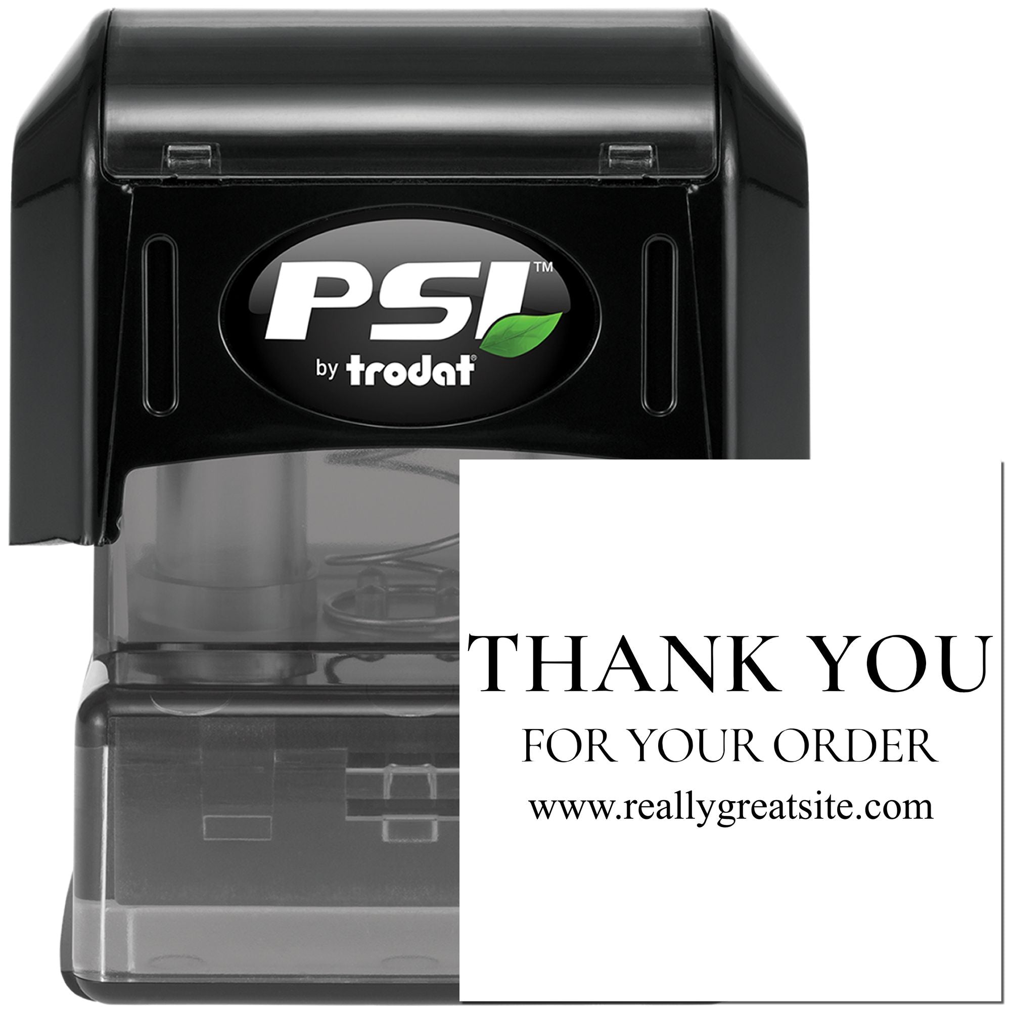 Pre-Inked Elegant Thanks Personalized Thank You Stamp - Engineer Seal Stamps