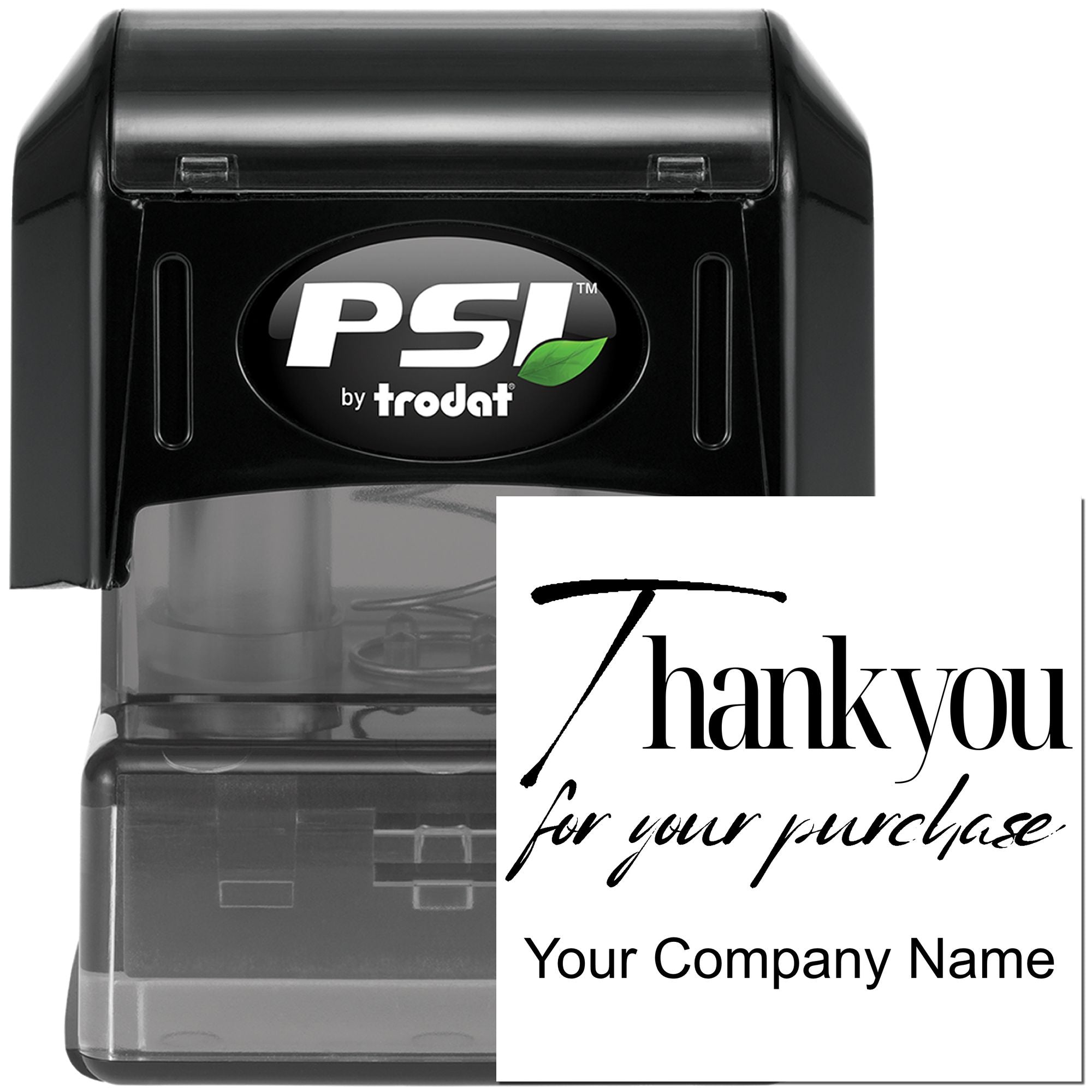 Pre-Inked Stylish Appreciation Customized Thanks Stamp - Engineer Seal Stamps