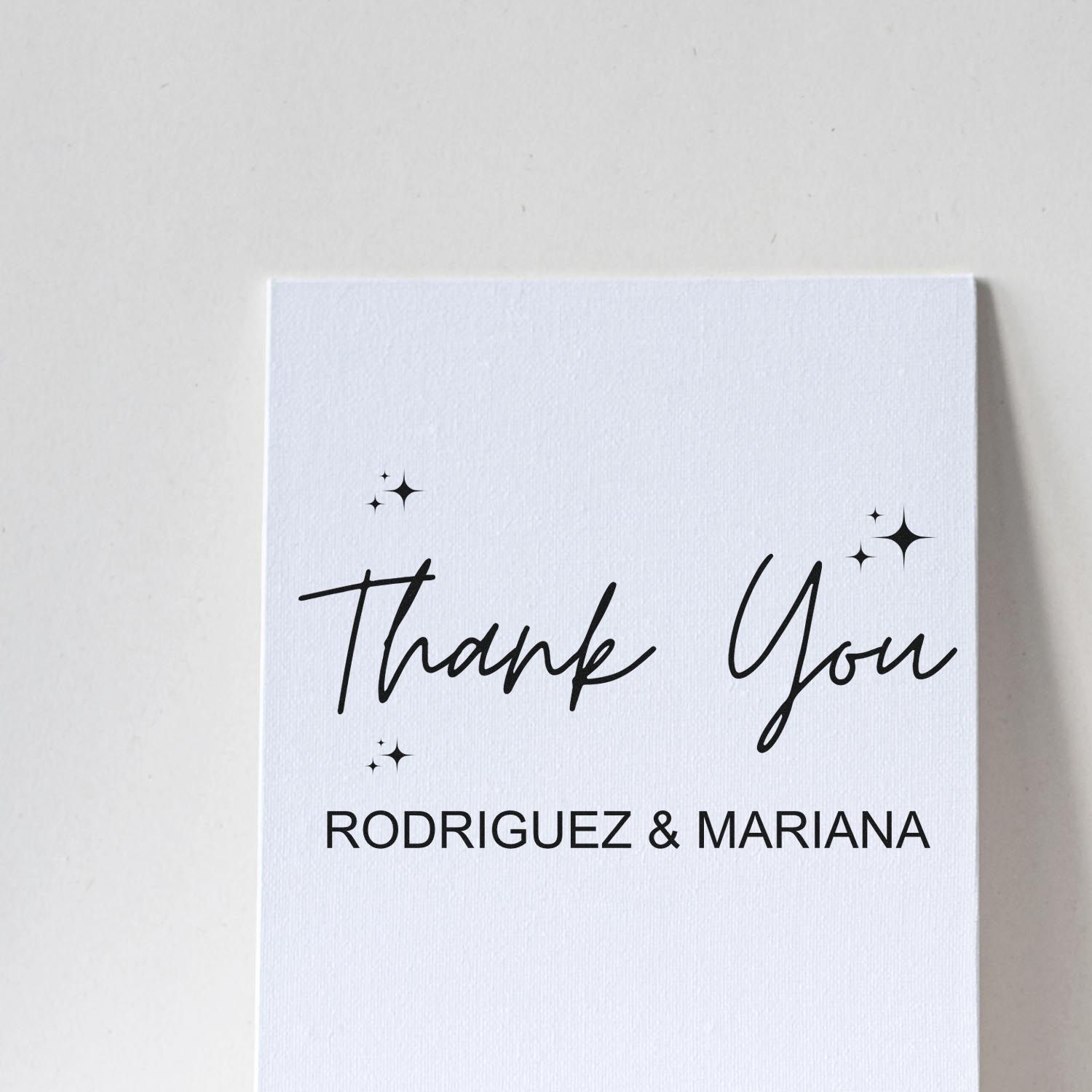 Starry Thanks Self-Inking Customized Thank You Stamper