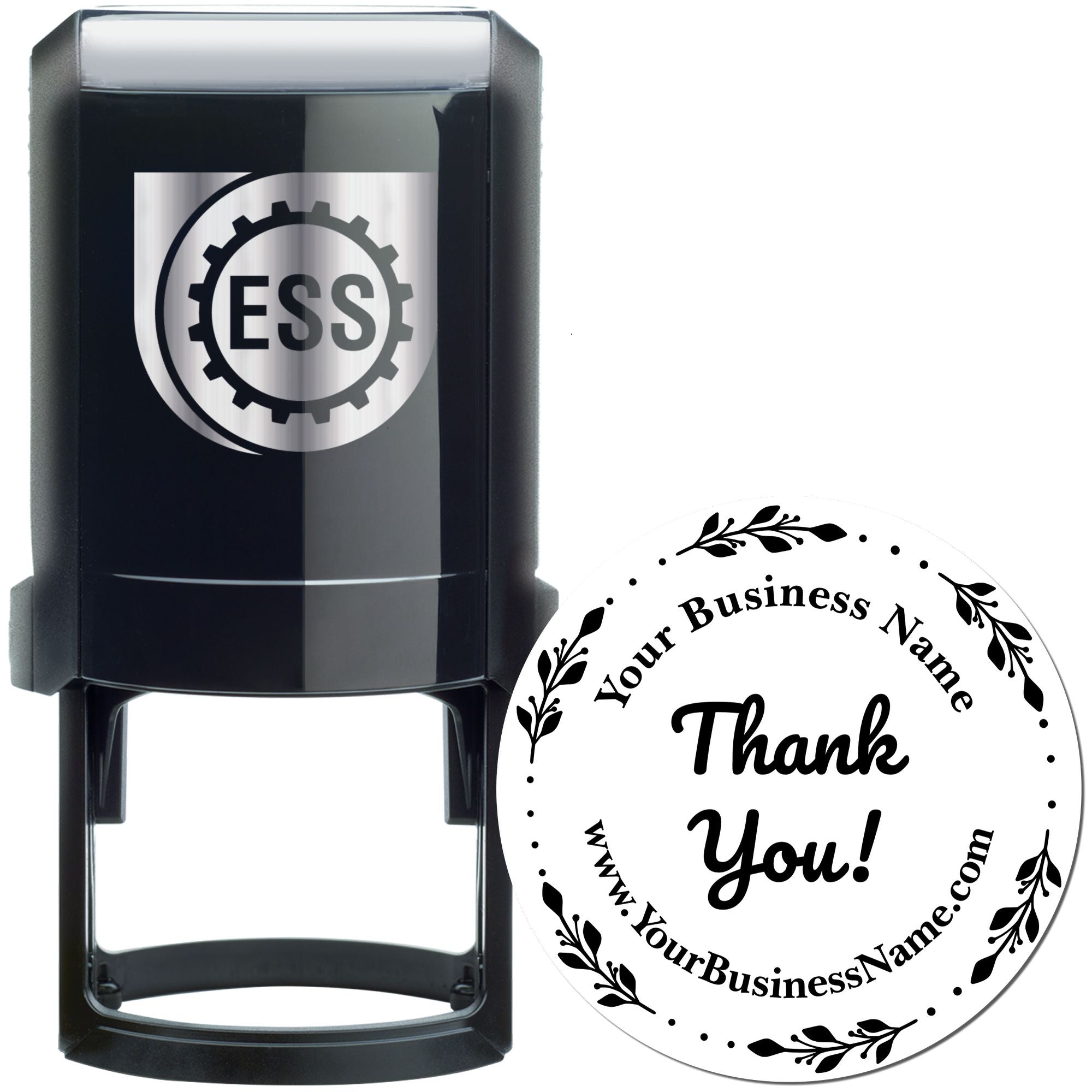 Circle of Thanks Round Self-Inking Customized Thanks Stamp - Engineer Seal Stamps