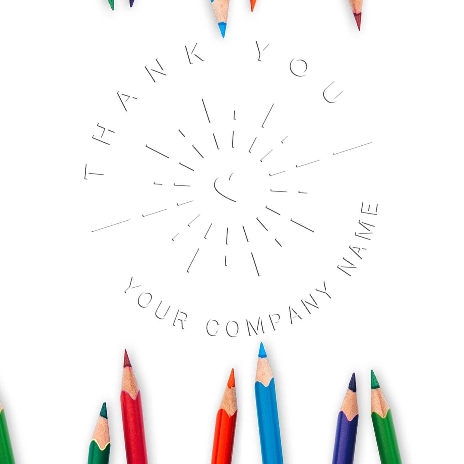Desk Heartfelt Gratitude Seal Personalizable Thanks Embossed Seal - Engineer Seal Stamps