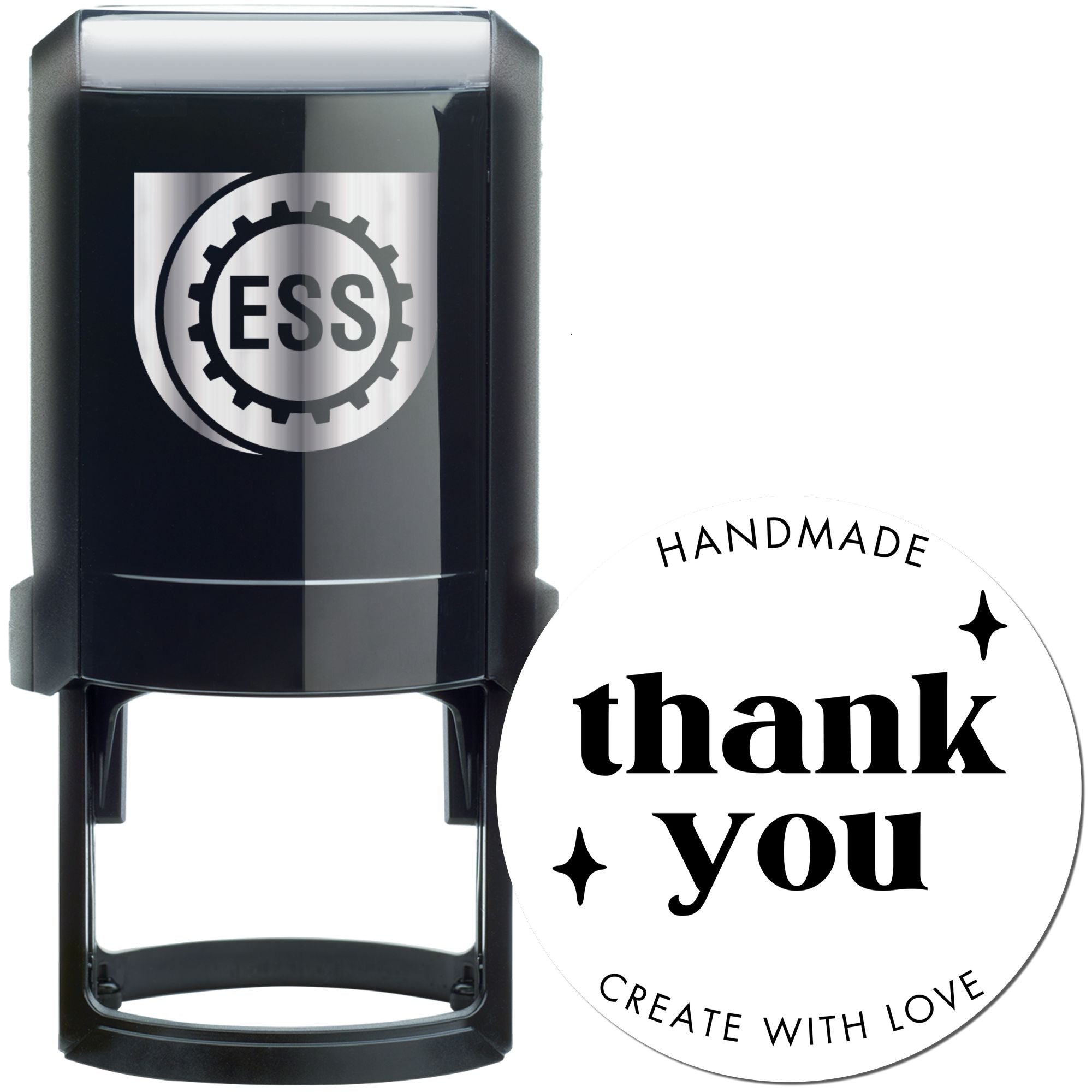 Handmade Gratitude Self-Inking Personalized Thanks Stamp - Engineer Seal Stamps