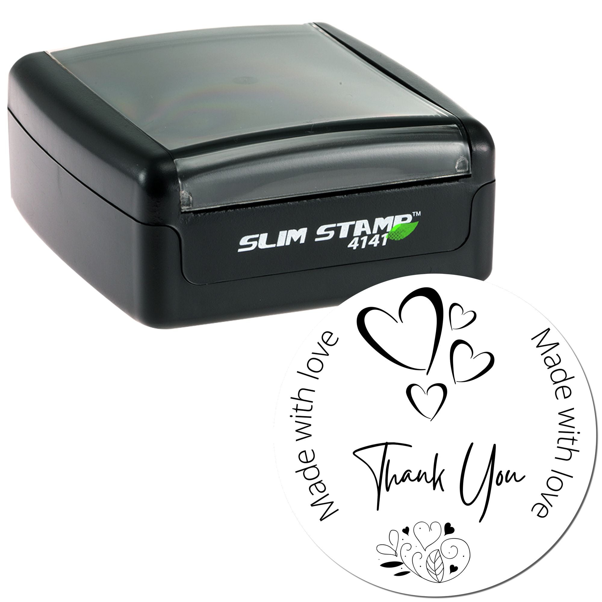Portable Pre-Inked Heartfelt Gratitude Customized Thanks Stamper - Engineer Seal Stamps