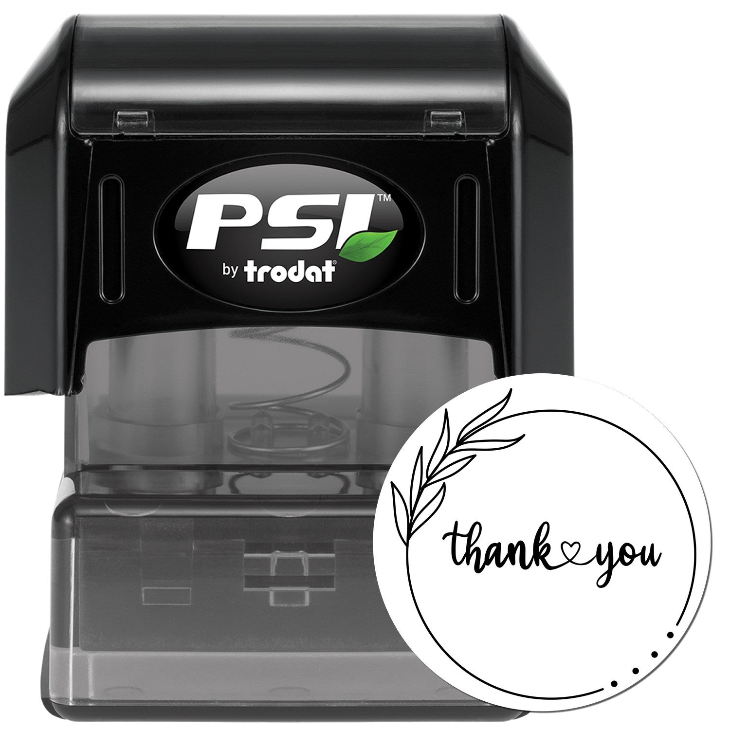 Pre-Inked Elegant Gratitude Custom Thank You Rubber Stamp - Engineer Seal Stamps