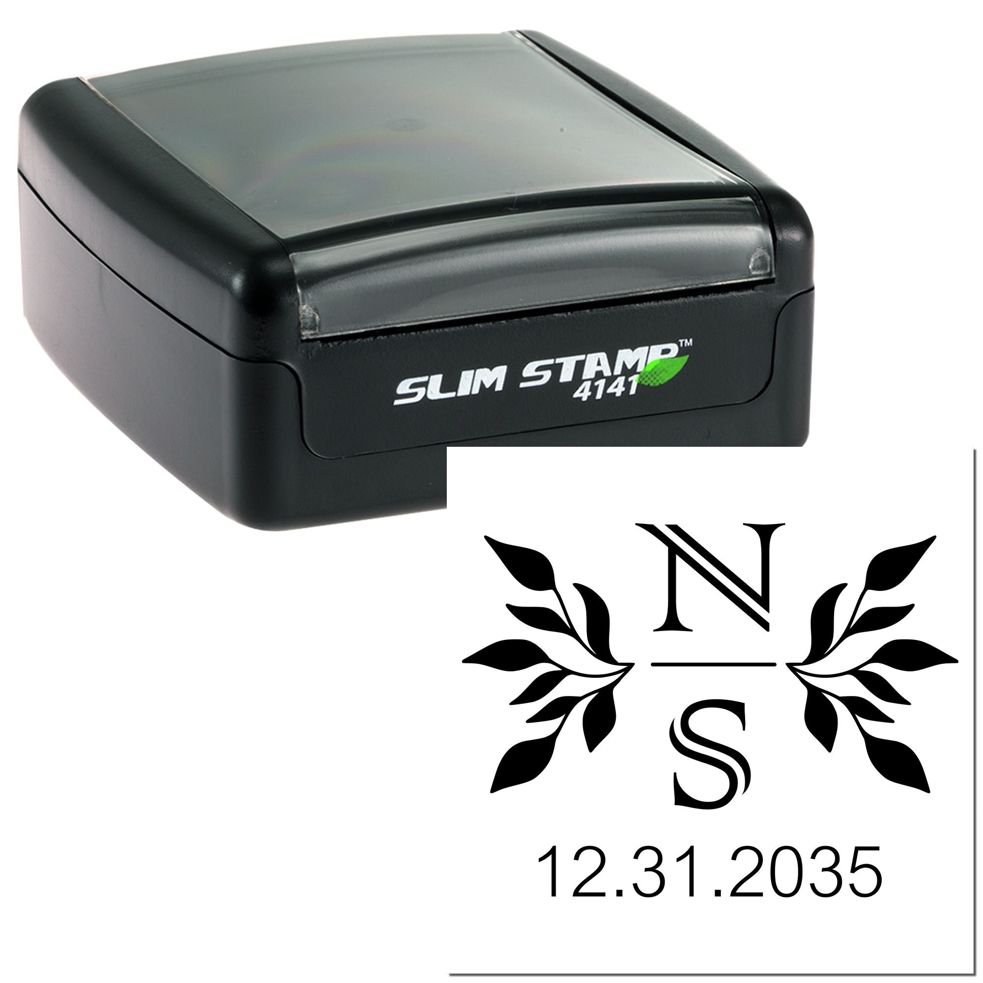 Elegant Emblem Custom Couples' Initial Stamp - Engineer Seal Stamps