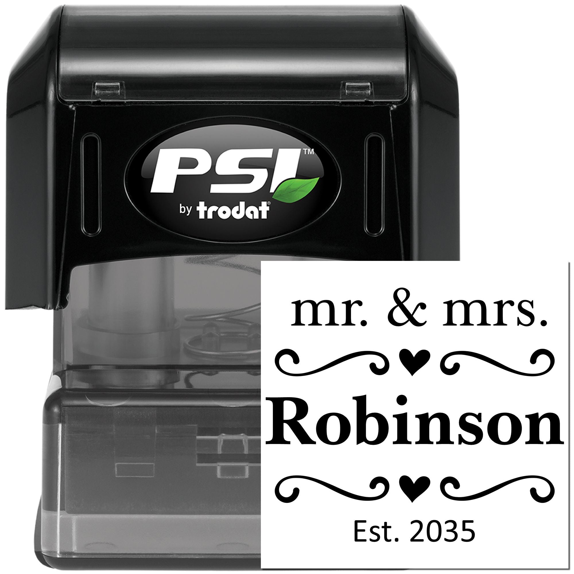 Robinson Romance Seal Customized Couples' Address Stamp - Engineer Seal Stamps