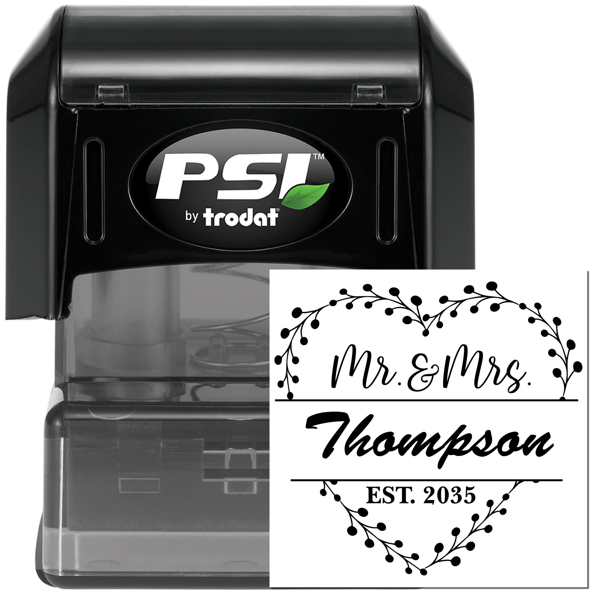 Love Blossoms Customized Rubber Stamp - Engineer Seal Stamps