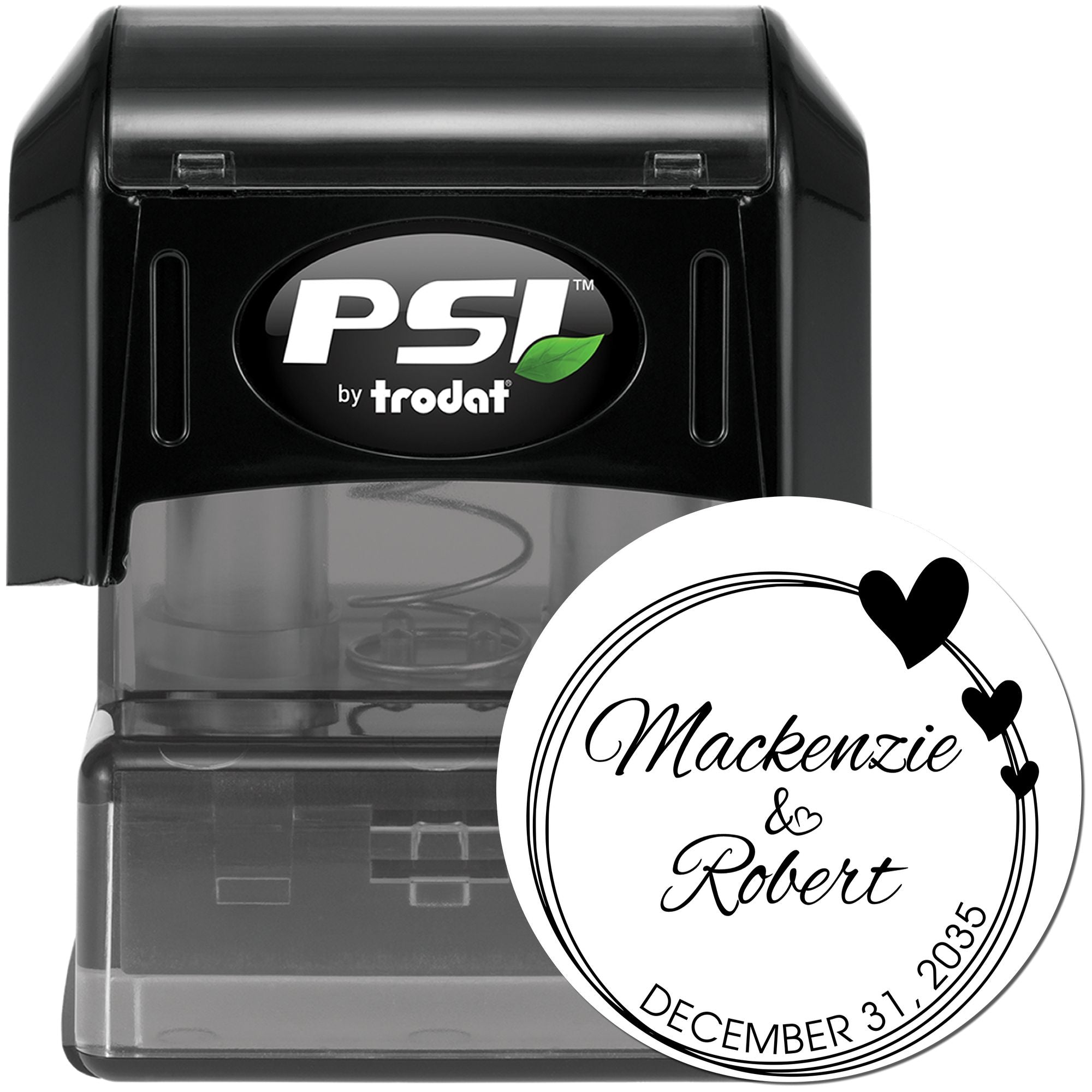 Love Sealed Forever Personalized Wedding Monogram Stamper - Engineer Seal Stamps