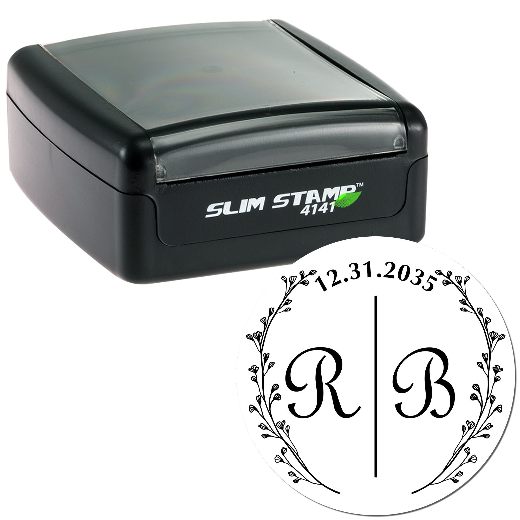 Bloombing Elegance Monogram Custom Monogram Letter Stamp - Engineer Seal Stamps