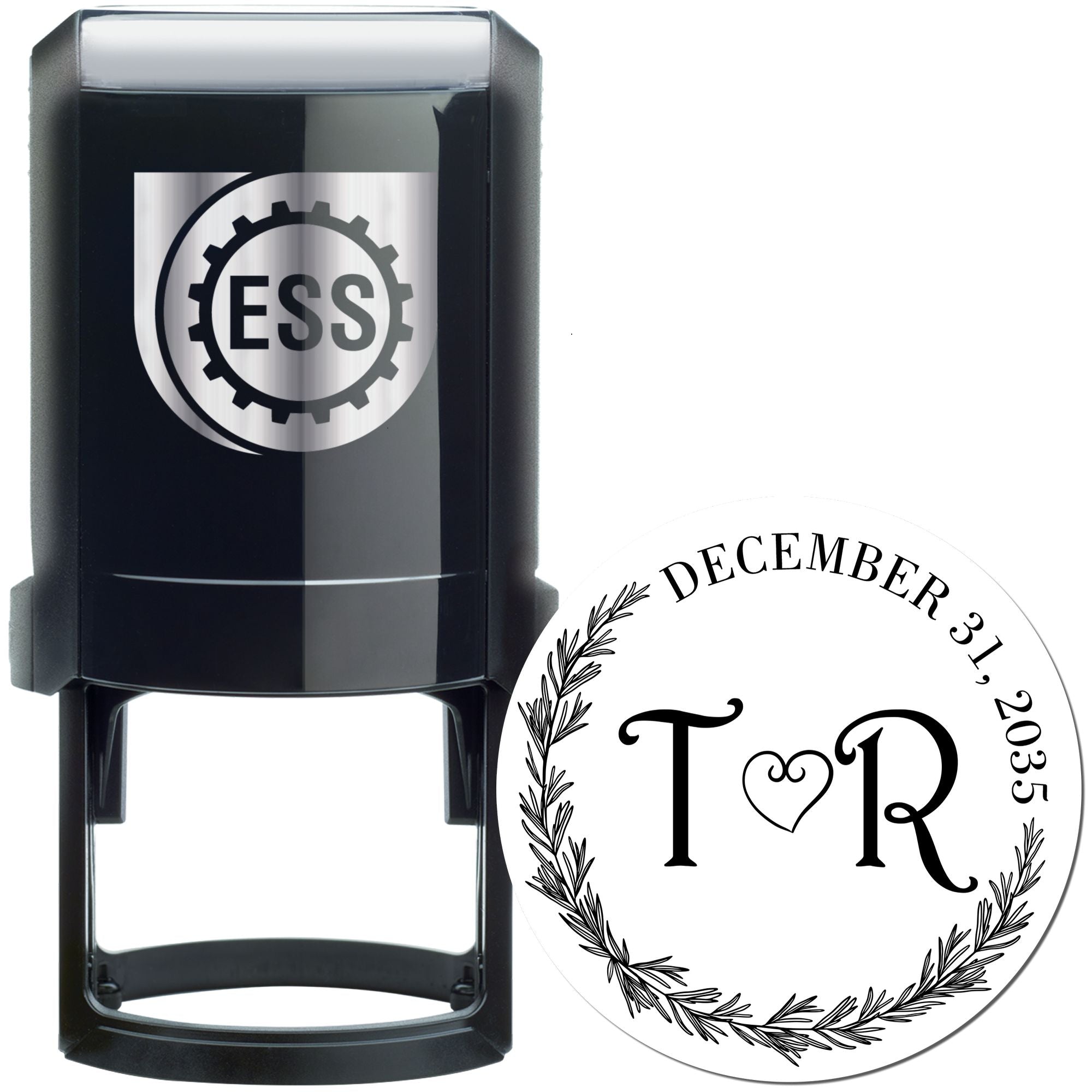 Enduring Love Seal Customized Initial Wedding Stamp