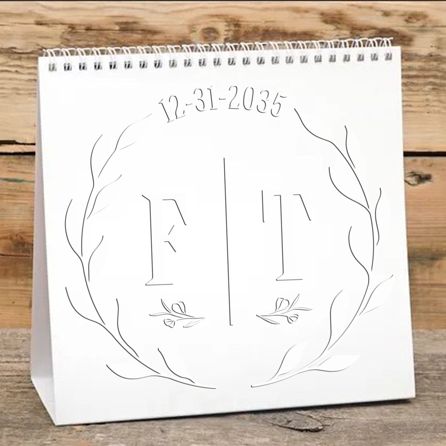 Classy Emblem Hybrid Custom Couples' Name Stamp Embosser - Engineer Seal Stamps