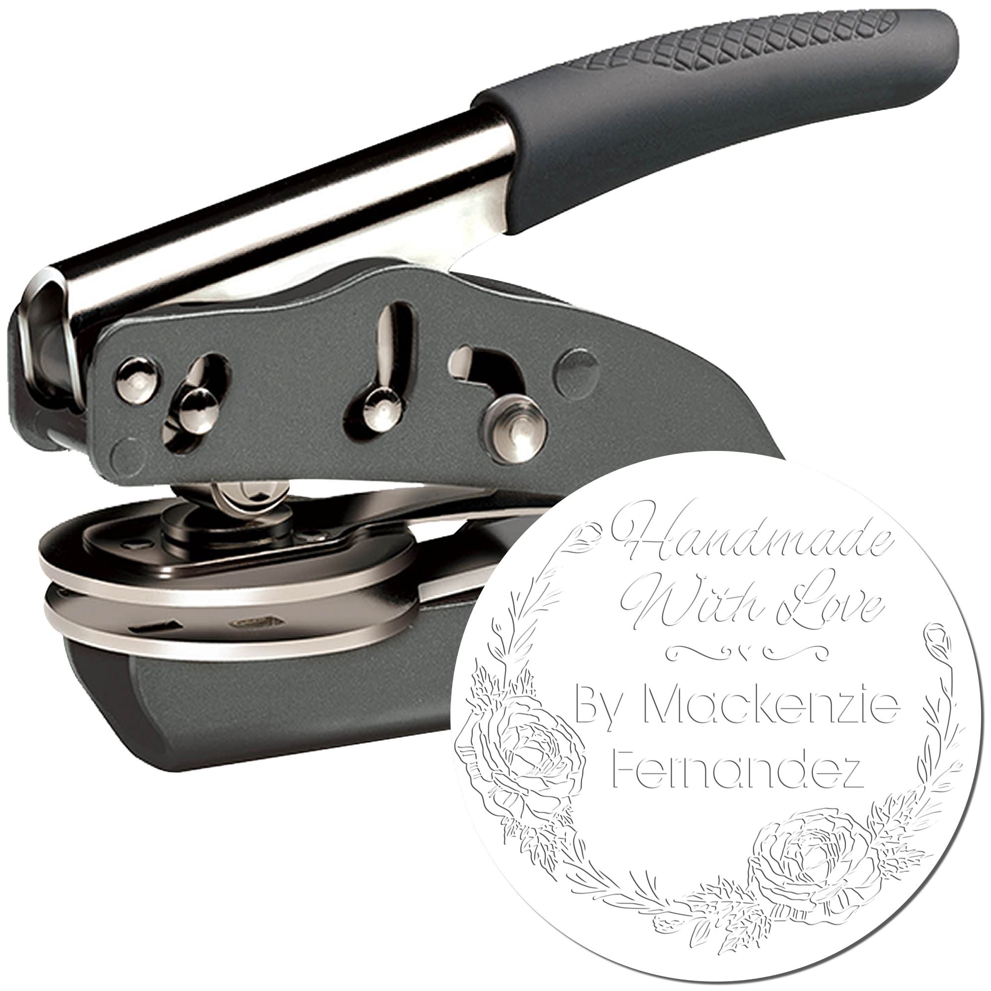 Soft Blossom Artisan Customized Embossing Stamp