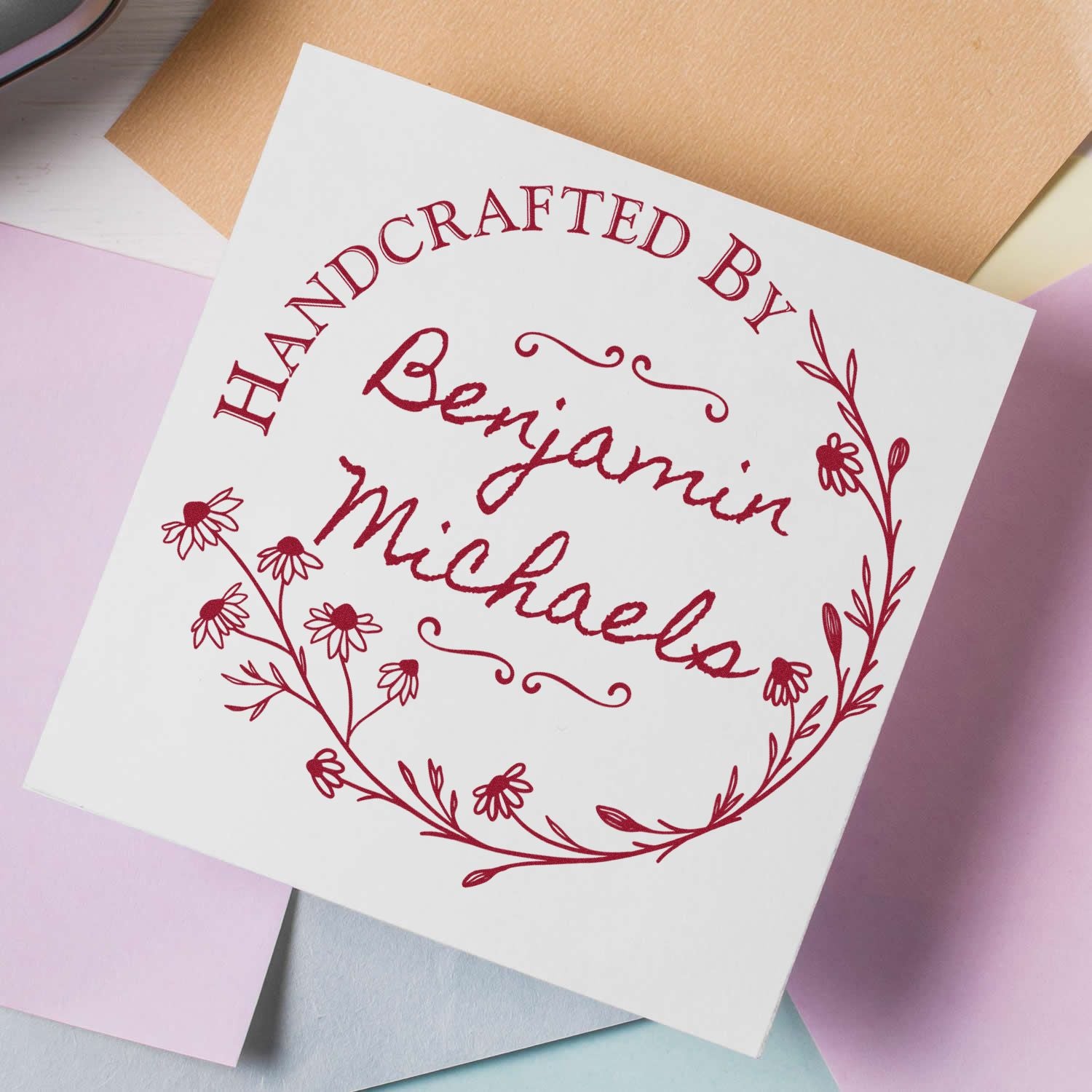 Blooming Creations Personalizable Stamp - Engineer Seal Stamps