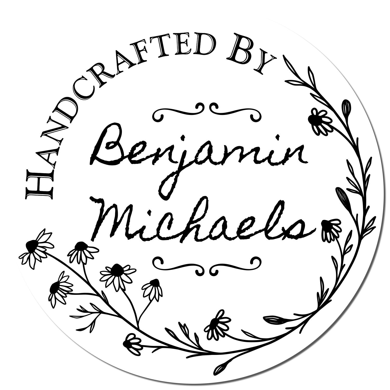 Blooming Creations Customizable Handmade Stamp - Engineer Seal Stamps