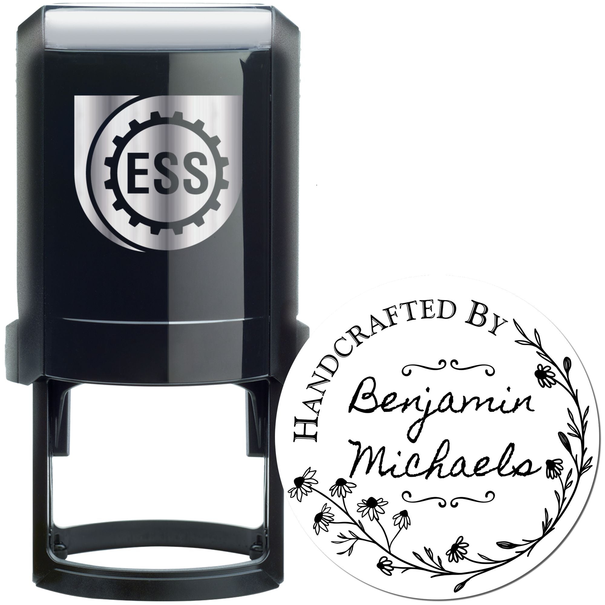 Blooming Creations Personalizable Stamp - Engineer Seal Stamps