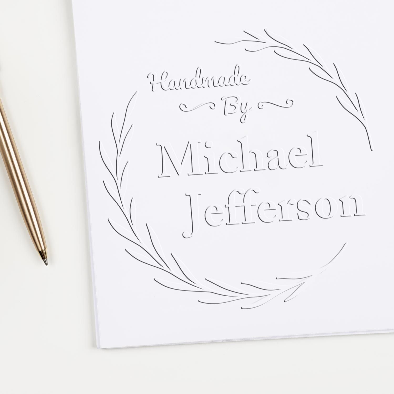 Hand-Touched Desk Custom-Made Handmade Seal Embosser