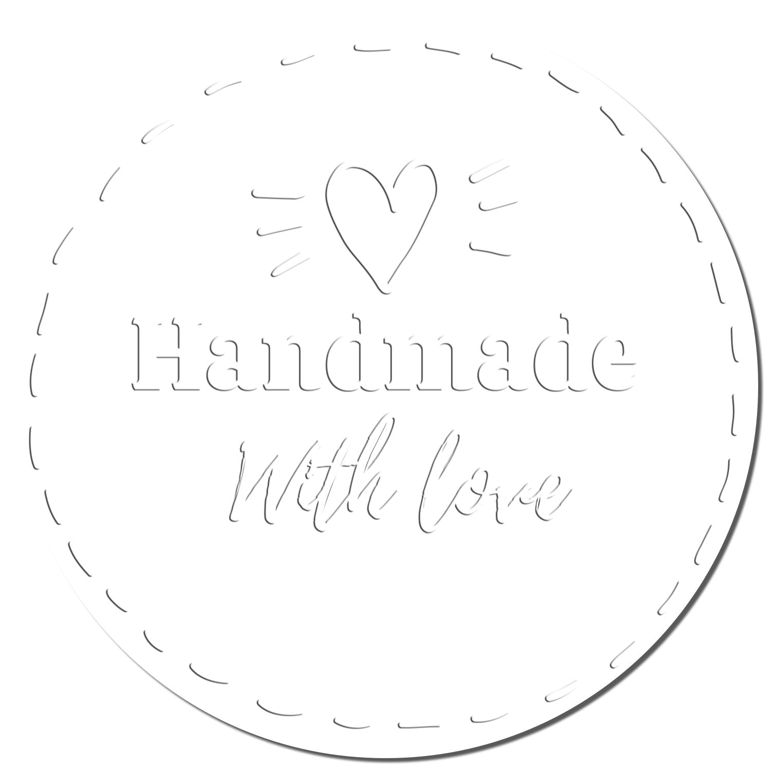 Soft Heart-Crafted Creations Personalizable Maker Seal Embosser