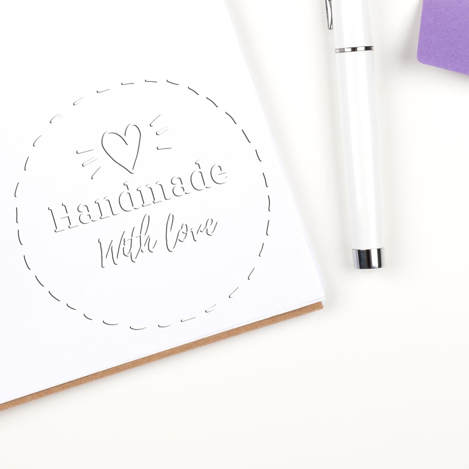 Soft Heart-Crafted Creations Personalizable Maker Seal Embosser