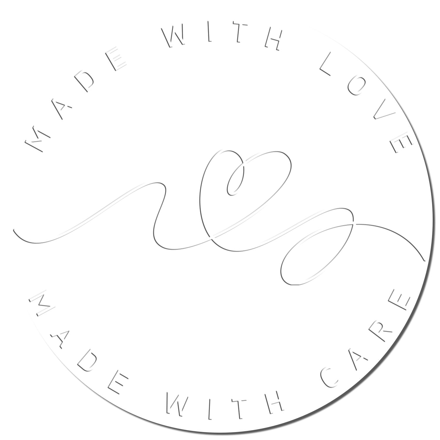 Soft Heartfelt Craft Personalizable Embossing Stamp