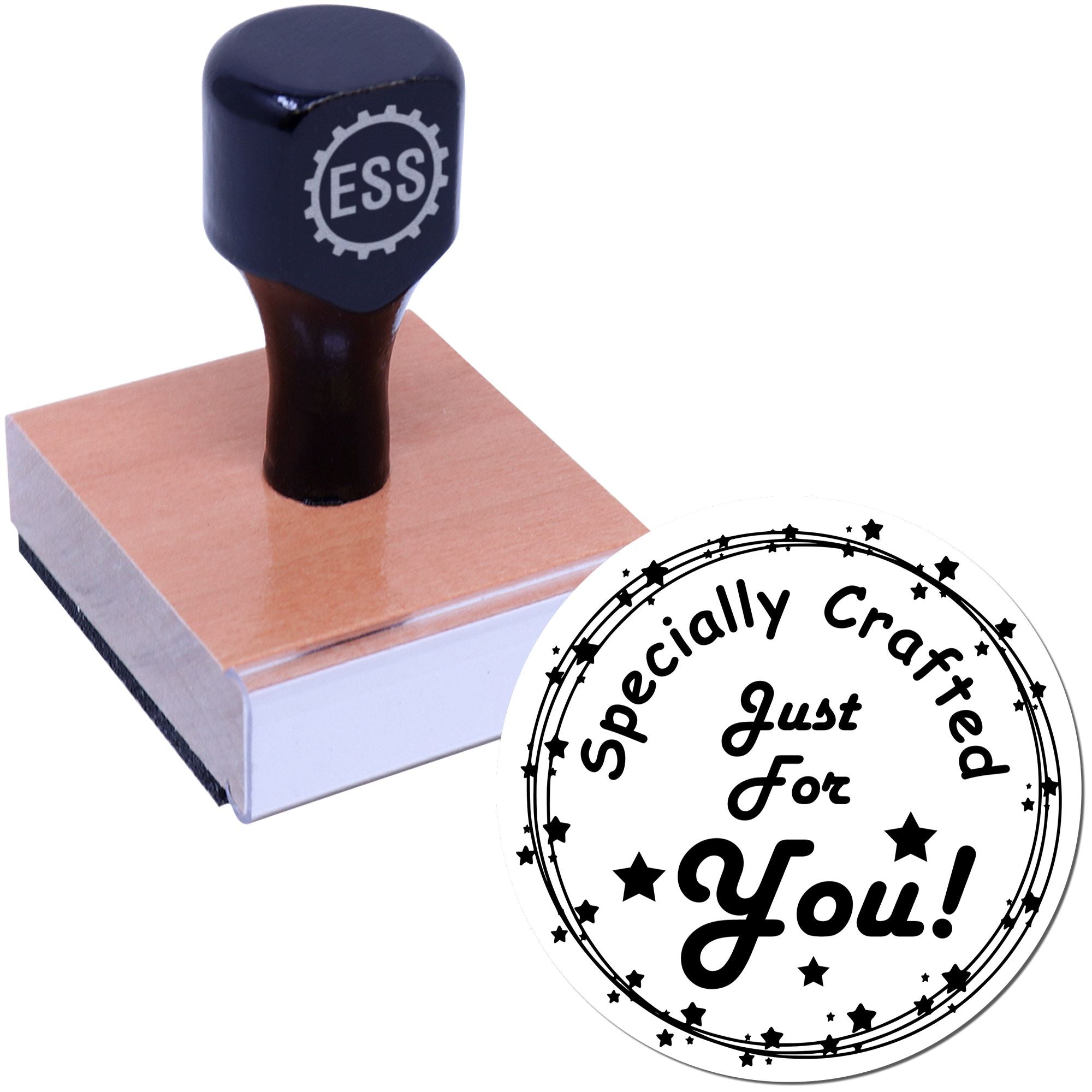 Round Starry Special Delivery Customized Stamp