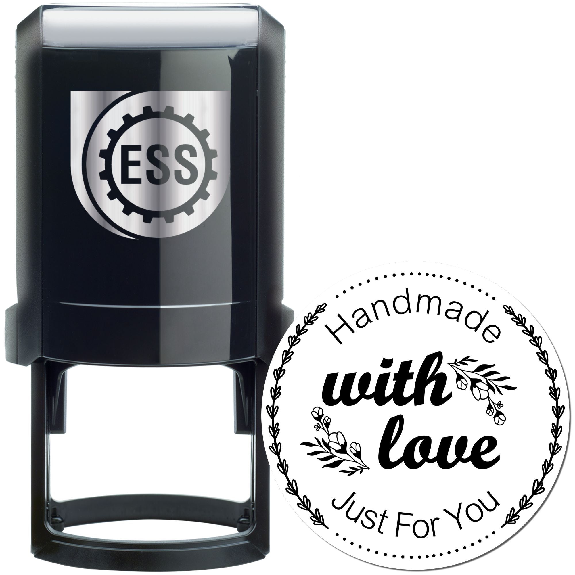 Heart-Centered Crafting Personalized Handmade Rubber Stamp - Engineer Seal Stamps