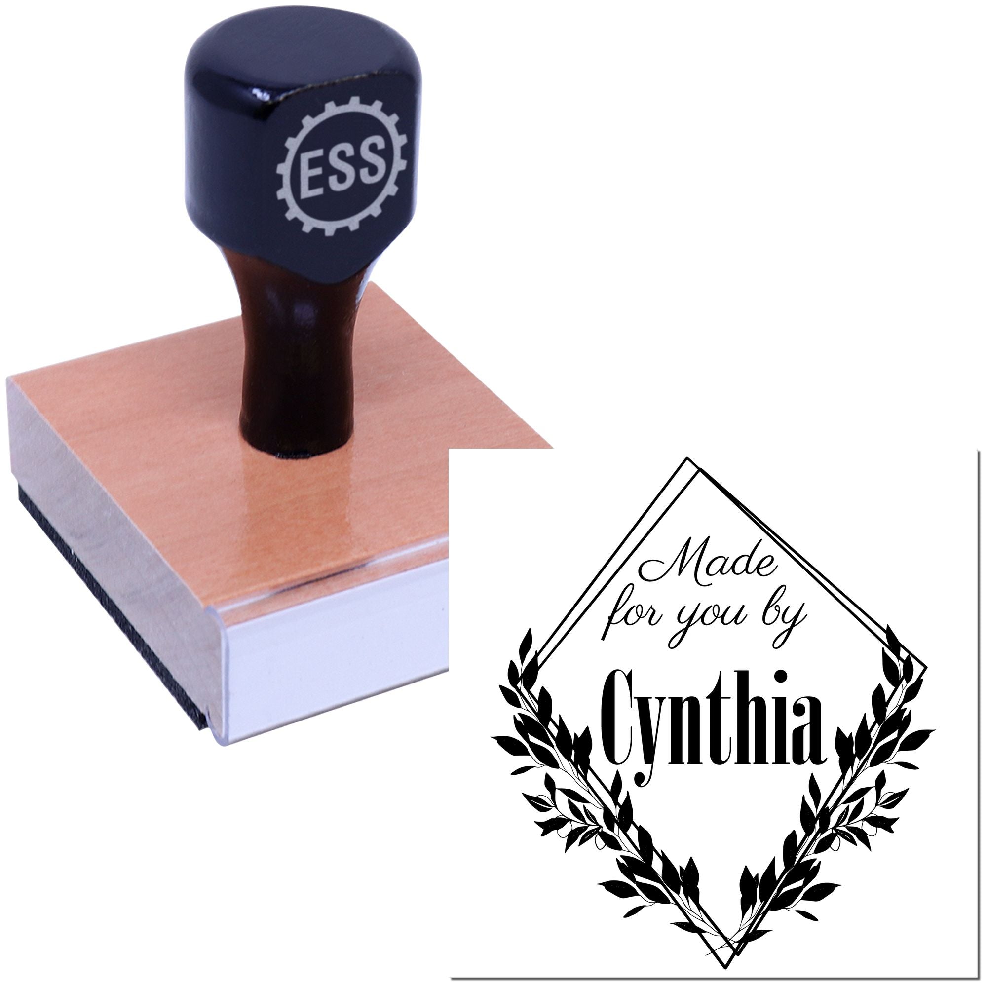 Crafted Elegance by Personalizable Stamp