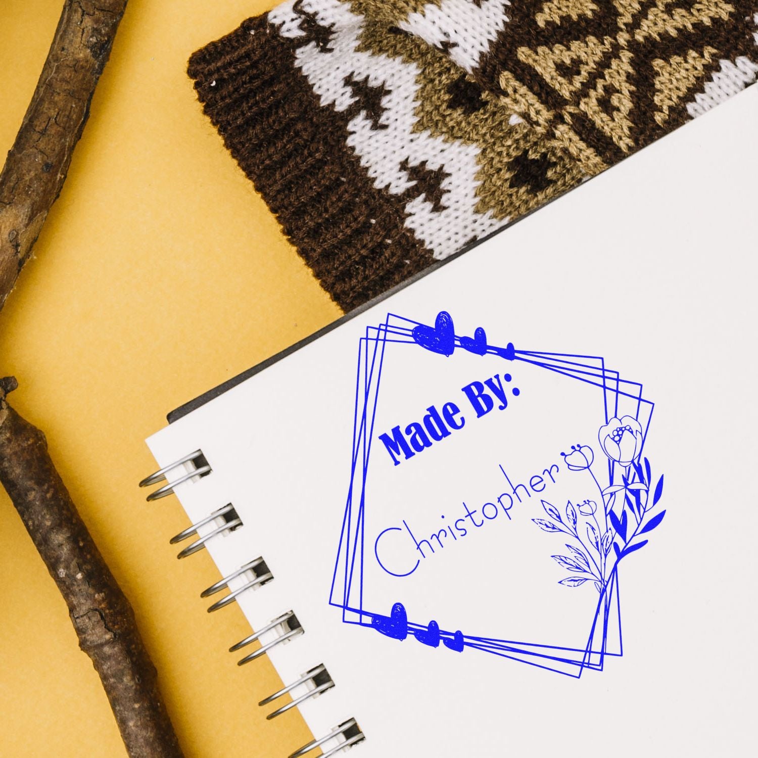 Heartfelt Creations Customizable Handmade Stamp - Engineer Seal Stamps