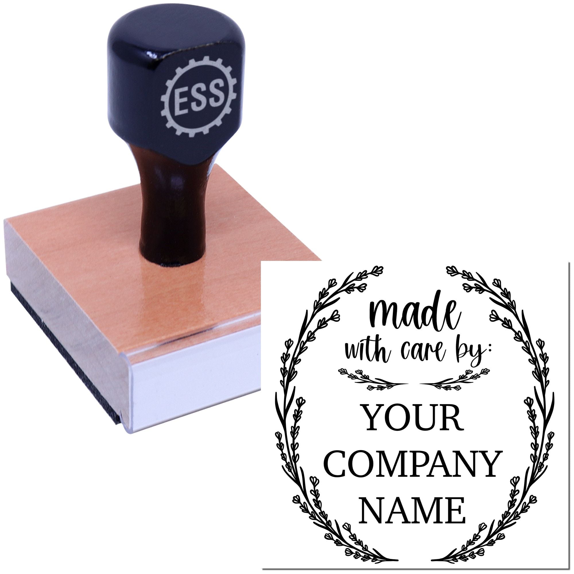 Lovingly Crafted Customizable Handcrafted Rubber Stamp - Engineer Seal Stamps